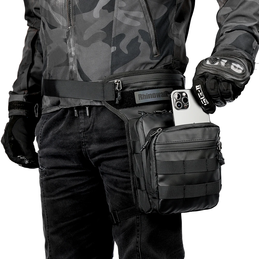 AliExpress Rhinowalk Waist Leg Bag 3L Large Messenger Bag Portable Travel Cycling Leg Storage Bag Phone Purse Fanny Pack Fit Thigh Hip Bum