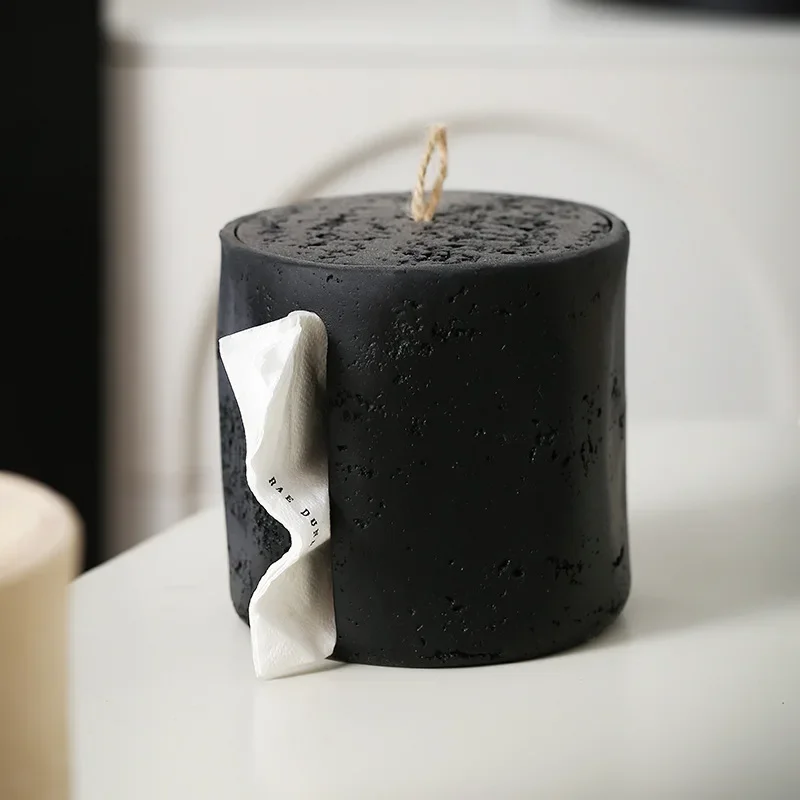 Luxury Roll Toilet Paper Case Aesthetic Elegant Wipes Tissue Box Unique Simple Tissue Case Kitchen Bathroom Tissues Organizer view 4