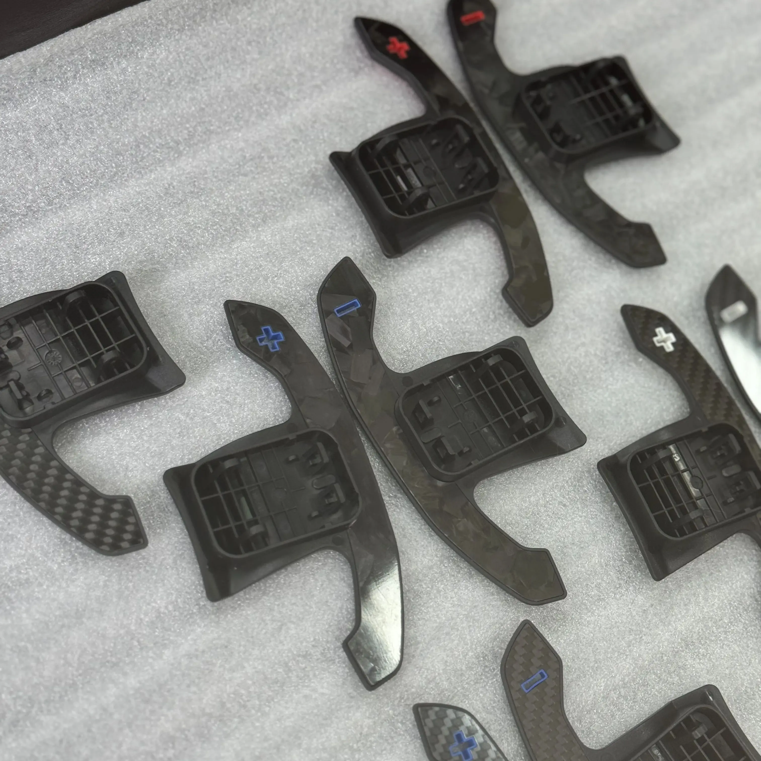 For BMW M3 M4 4 Series G22 G80 G82 2021 2022 Real Carbon Fiber Steering Wheel Paddles Shifter Extension Car Style Accessories