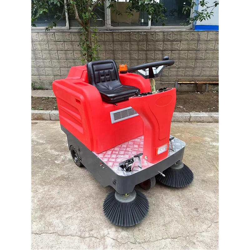 Eco-Friendly Electric Ride-On Cleaner Sweeper Garbage Cleaning Truck for Urban Road Sweeping