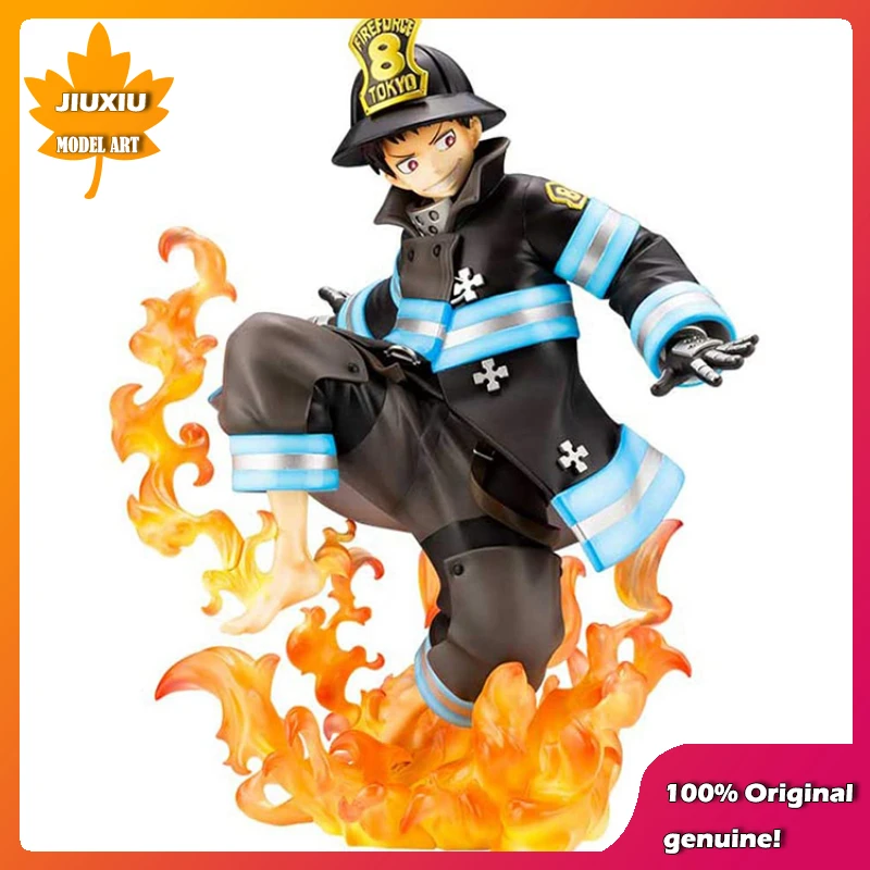 

100% Original: Anime Fire Force Shinra Kusakabe 21cm PVC Action Figure Anime Figure Model Toys Figure Collection Doll Gift