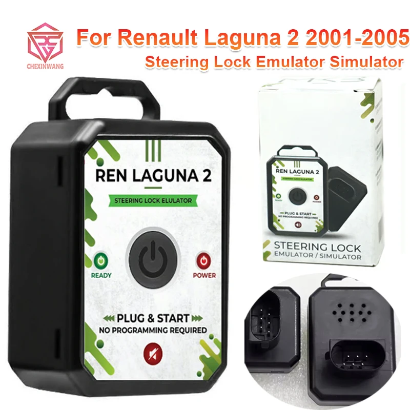 For Renualt Laguna 2 2001-2005 ESL EIS ELV Steering Lock Emulator Simulator With Lock Sound Plug And Play No Need Programming
