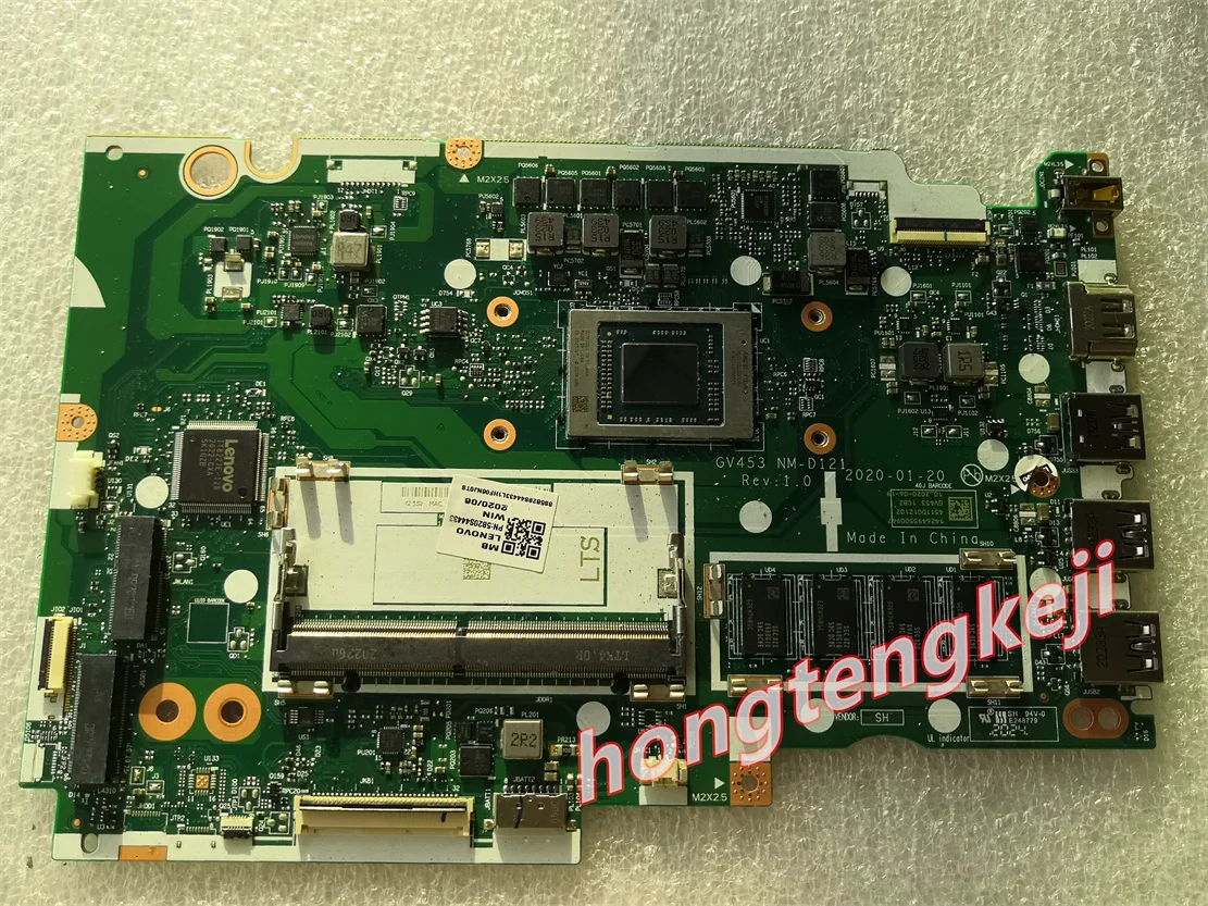 Used GV453 NM-D121 5B20S44433 MAIN BOARD For Lenovo V14-ARE TYPE 82DQ Laptop Motherboard R5 4500U CPU +4GB RAM