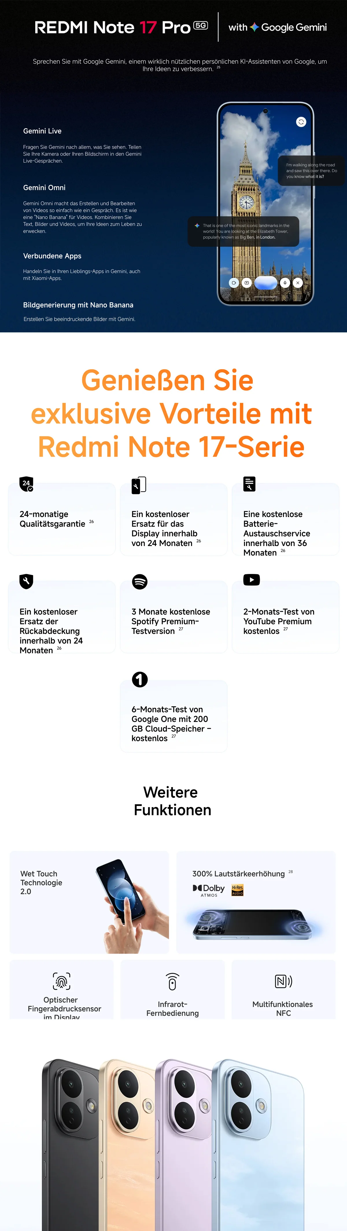 Xiaomi Redmi Note 17 Pro 5G Global Version, 6.83 Inch 120Hz AMOLED Screen, 8340mAh Battery, Snapdragon 6s Gen 4, 67W HyperCharge, 50MP OIS Camera, IP68 Waterproof, Dual SIM Mobile Phone