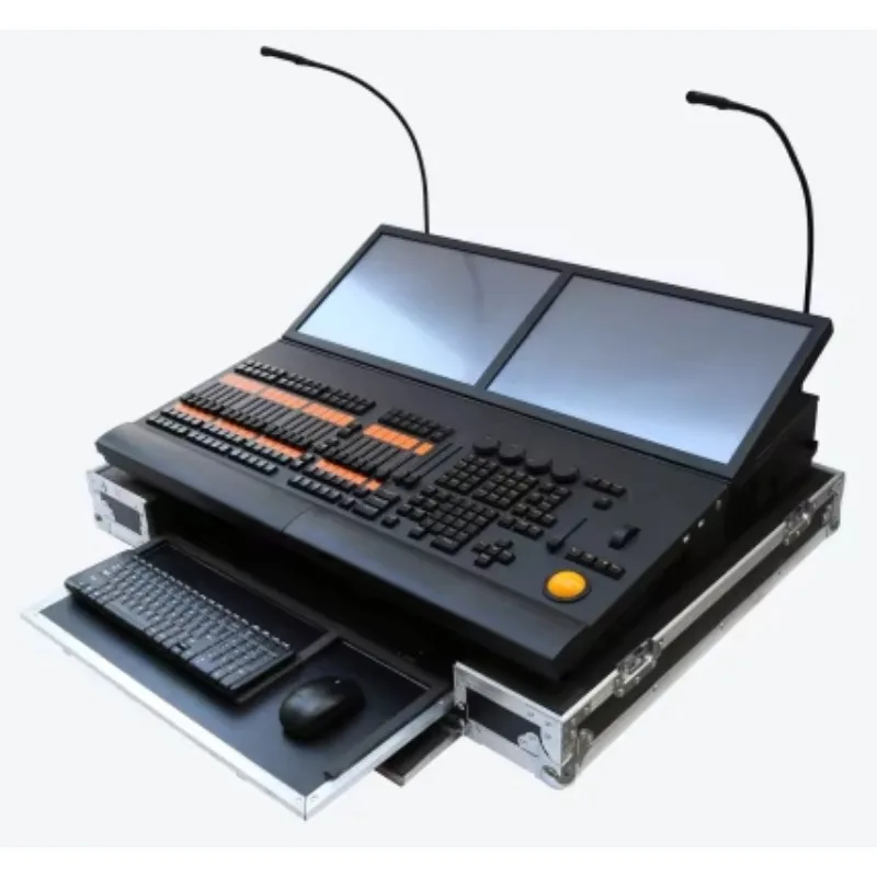 

New Version Grand MA A2 LED Lighting Console DMX512 Stage Light Controller with Trackball Manual 220V for Wedding & Party Events