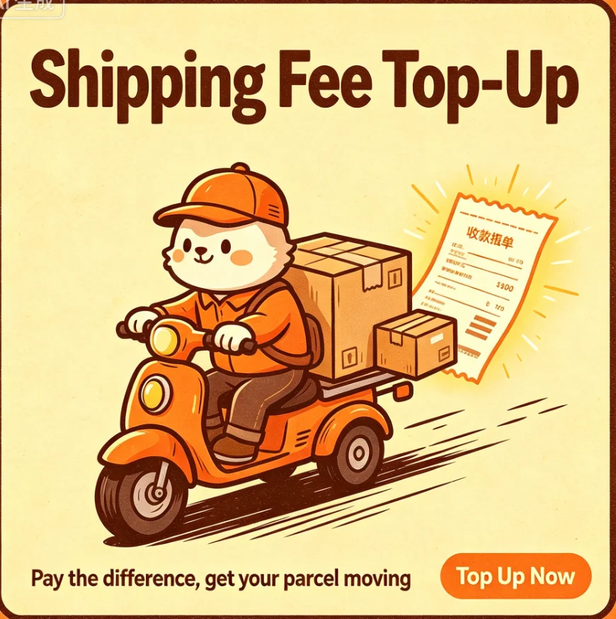 A dedicated link for making up for differences and shipping fees—please do not order at will