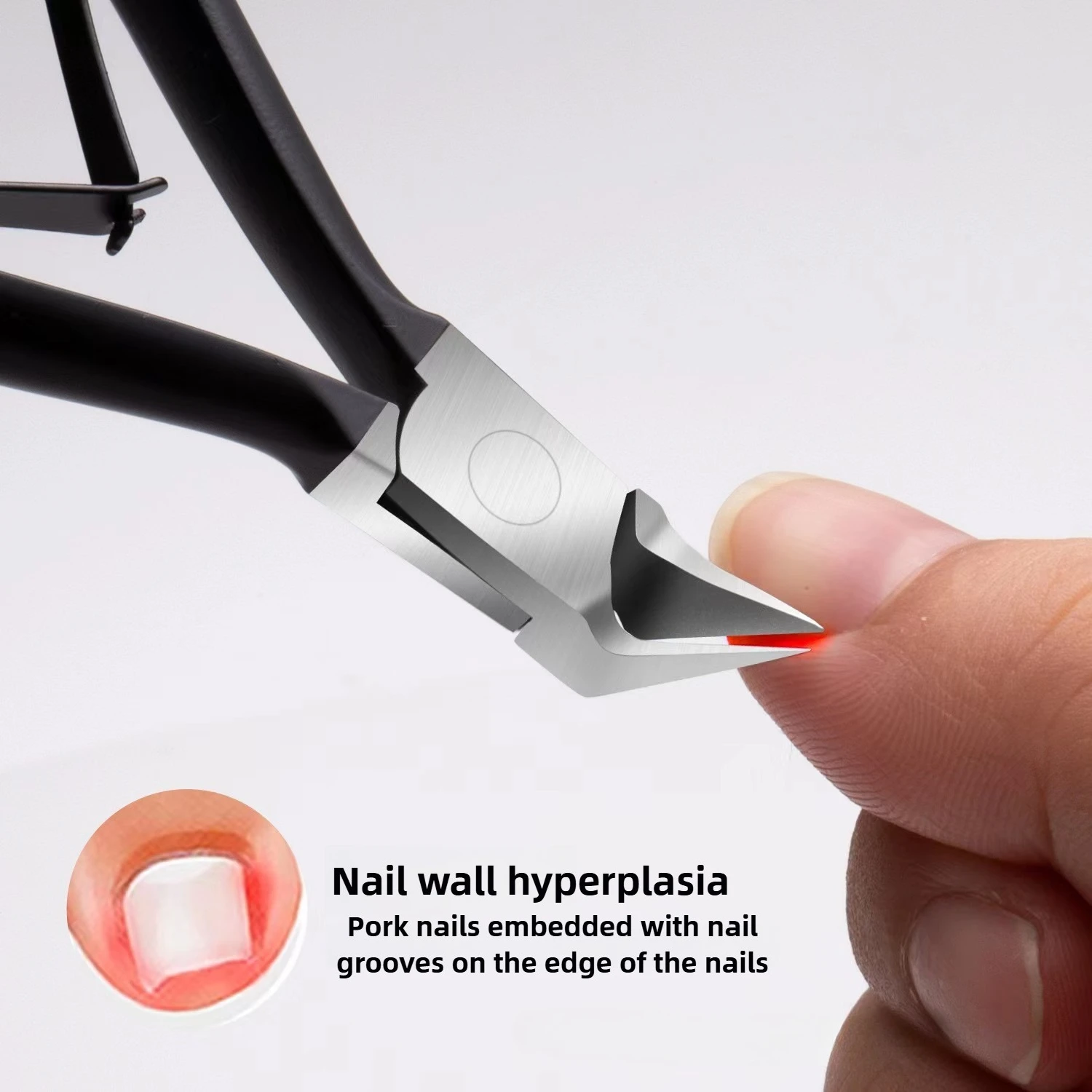 

Машинка для стрижки ногтей на ногах для вросших или толстых ногтей на ногах, триммер для ногтей на ногах, профессиональные кусачки для ортопедических ногтей с Supe из нержавеющей стали