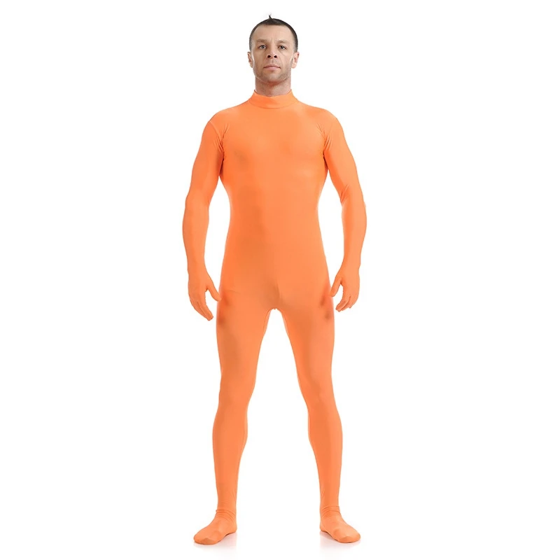 Ainclu ชุดสูท zentai Morph ผ้าสแปนเด็กซ์สำหรับผู้ชายชุดจัมพ์สูทฮาโลวีนสำหรับผู้ใหญ่ชุดคาร์นิวัลชุดฟิตเนสชายการแสดงบทบาท