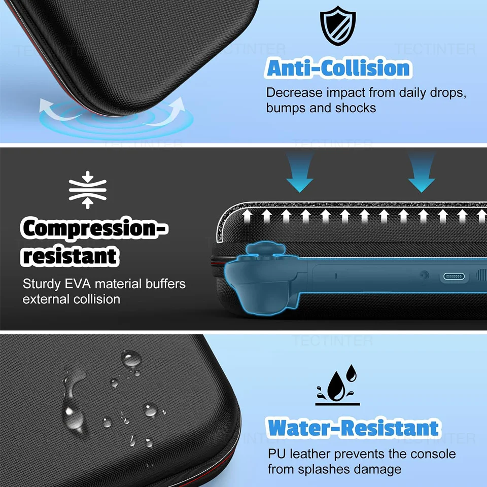 Reisdraagtas voor NS Switch 2/Origin/OLED Game Accessoires Schokbestendige opslag Draagbare tassen voor NS2 met gamekaartjes Slots