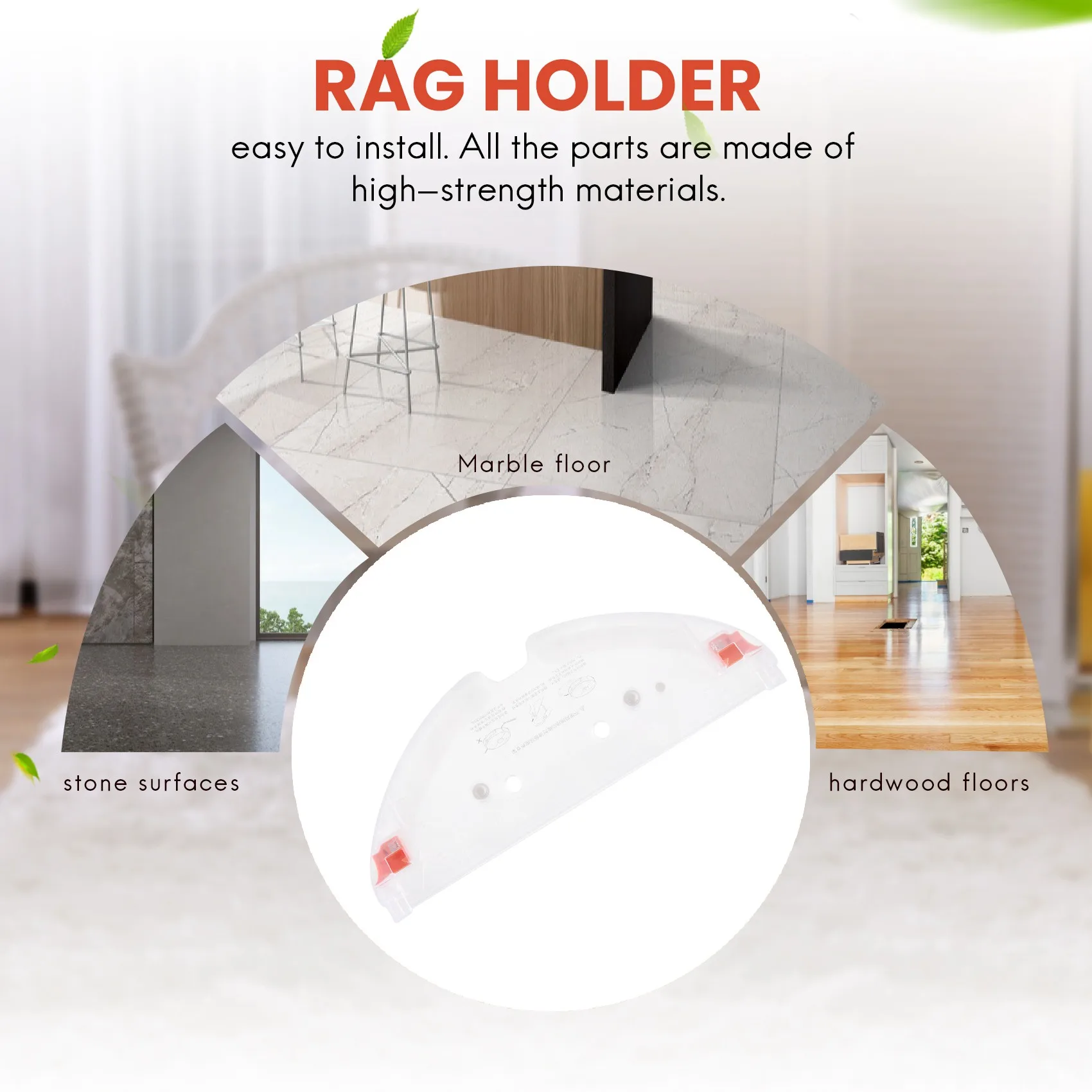 قطع غيار صينية خزان المياه والممسحة لملحقات XIAOMI Roborock S5 MAX S50 MAX S55 MAX S6 MaxV، HOT