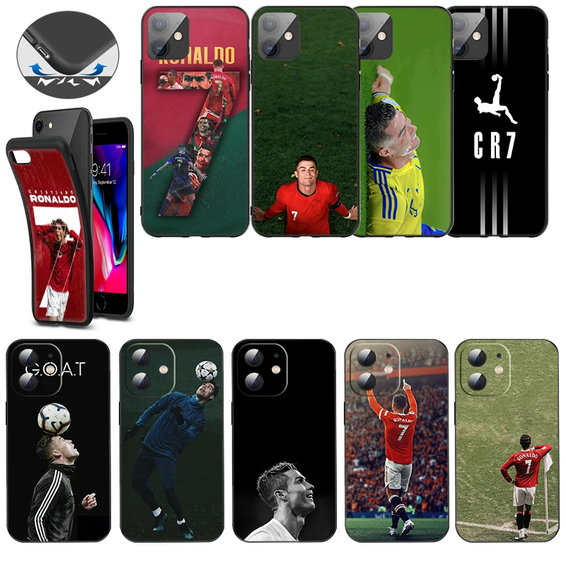 D11 C-CR7 Ronaldo Soft Silicone Case for Redmi 8 8A 9 9A 9T 9C 10 10C 10X 10 Pro 13 4G 5G  13C 4G  A3 4G Caver