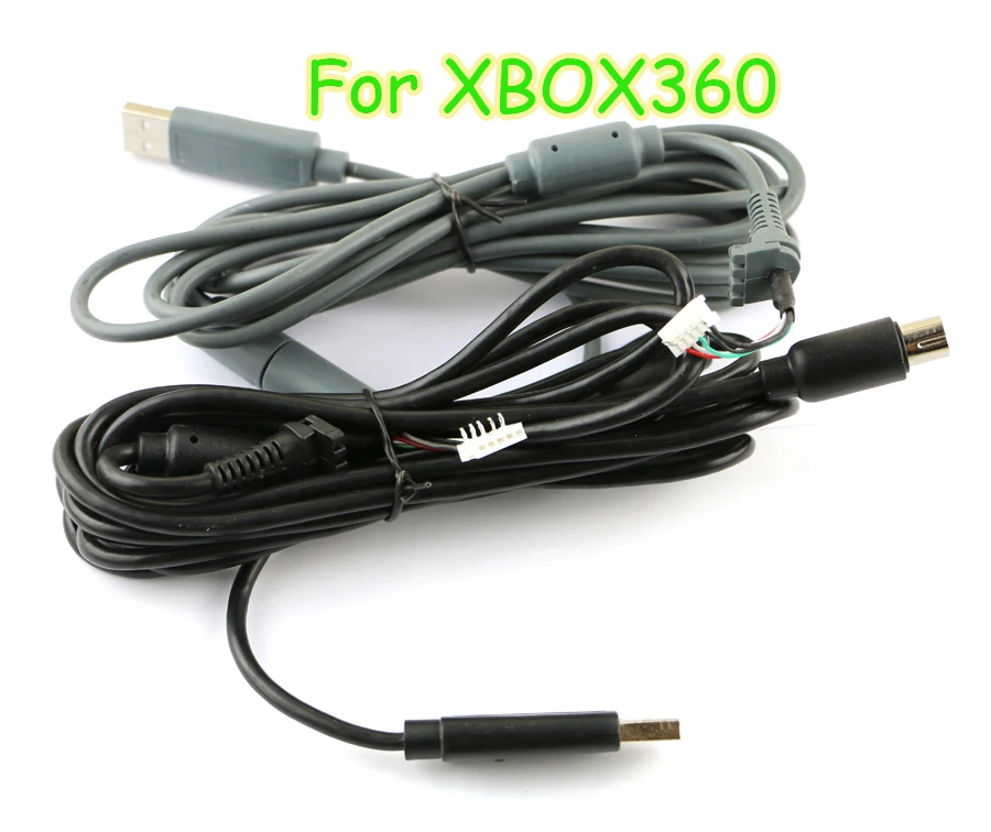 18PCS Black Grey 4 Pin Wired Controller Interface Cable USB Breakaway Cable For XBOX 360 controller