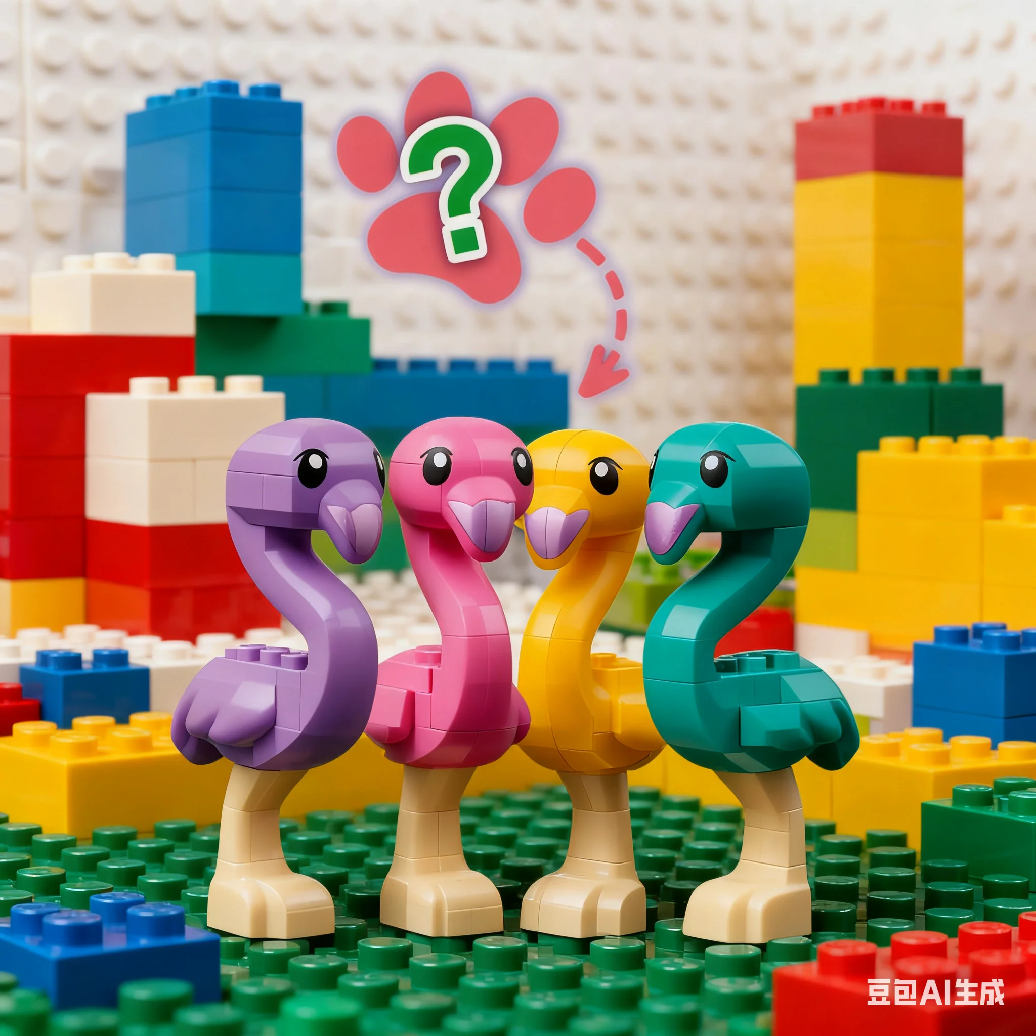 LEGO Blocos de Construção Bon Amigos Série 41662 Olivia's Flamingo Fun Game Box Blocos de Emenda Brinquedo para Presente das Crianças