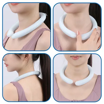 재사용 가능한 쿨링 넥 랩, 웨어러블 아이스 넥 쿨러, 여름 열 방산 