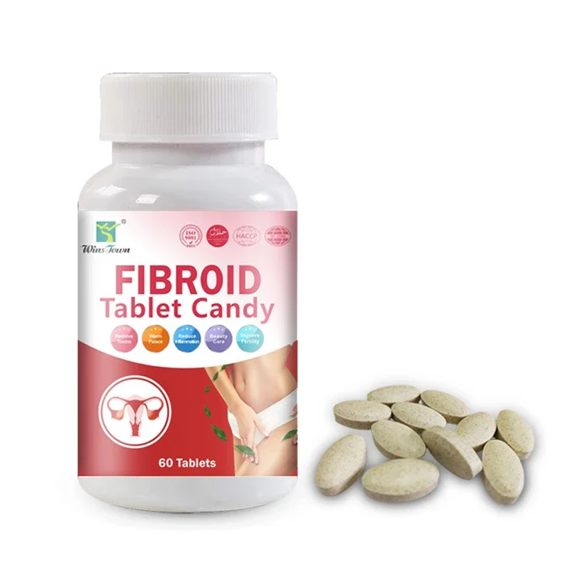 Fibrous tablets pills can eliminate uterine toxins restore women\'s health make women beautiful young