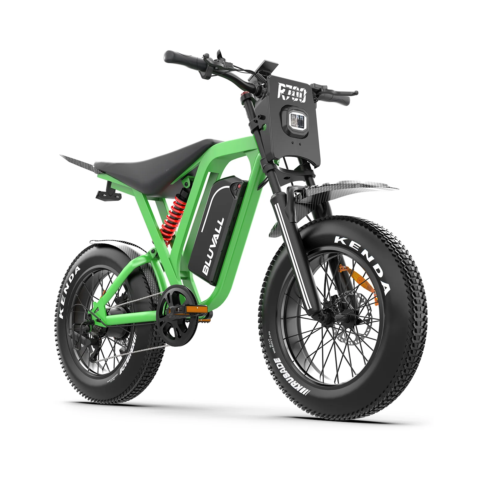 Off Road Electric Bike R700 20x4.0 Tire 1500W 52V25AH Large Capacity Battery Ebike Max 50KM/H 70KM Range Hydraulic Brake E-Bike image 5