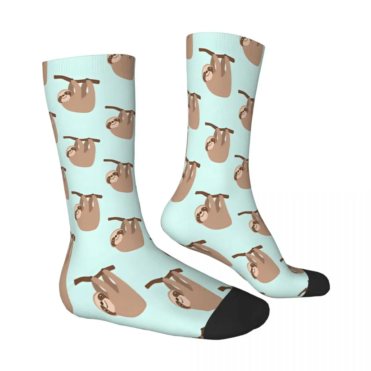 Cute Baby Cartoon Sloth Design Socks Male Mens Women Autumn Stockings Printed