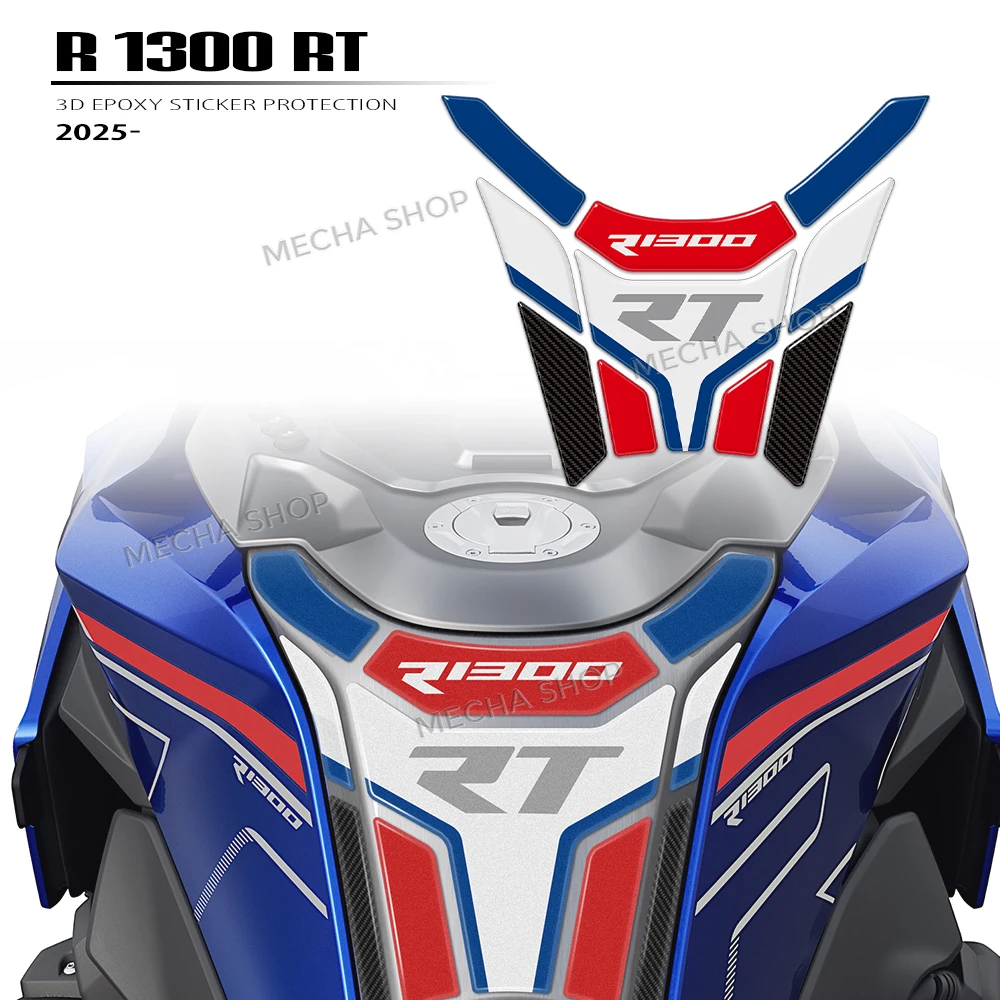 

Для R 1300 RT R1300 RT 2025 3D накладка на бак R1300RT аксессуары для мотоциклов 3D полимерный комплект защиты крышки топливного бака