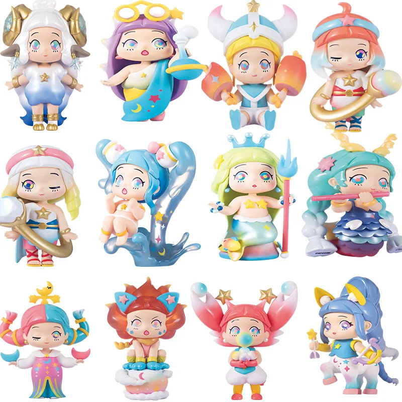 

Original Twelve Astrological Signs Series Bjd Blind Box Toys Cute Ob11 Doll Anime Figure Surprise Girls Gift Mystery Box