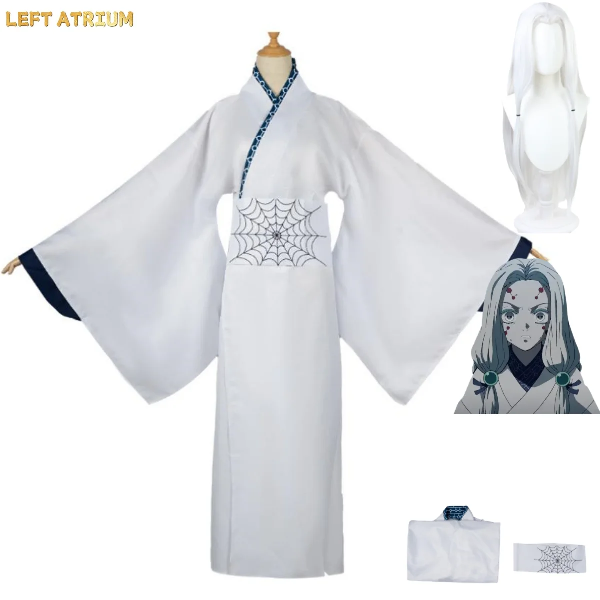 costume-de-cosplay-ayaki-spider-rui-mother-sister-robe-kimono-blanche-japonaise-tenue-sexy-pour-femme-costume-d'halloween