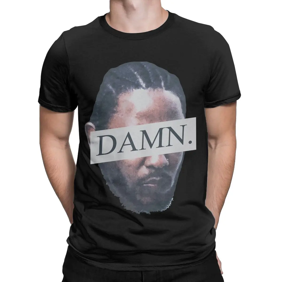 Kendrick Lamar DAMN Apparel Shirt Men Women Cool Rapper Hiphop Novelty Cotton Graphic Print Tee