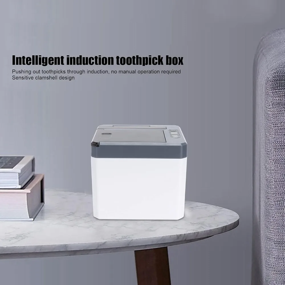 ABS Automatic Toothpick Dispenser Electric Automatic Electric Toothpick Machine Convenient Smart Toothpick Holder