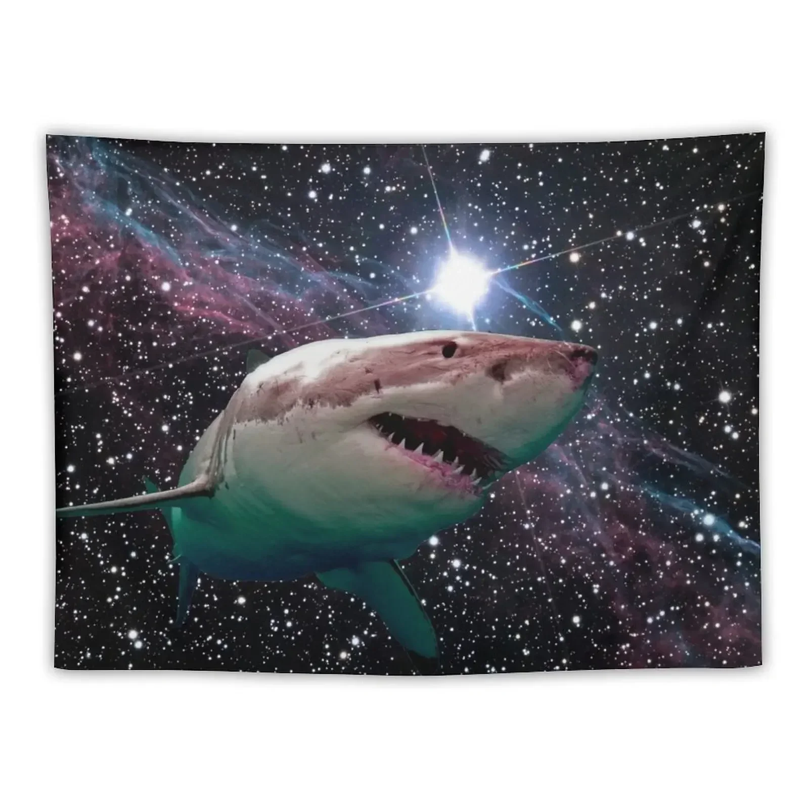 space shark Tapestry Wall Tapestries Bedrooms Decor Tapestry