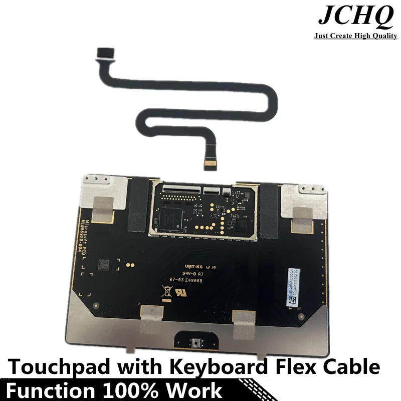 Original For Microsoft Surface Laptop 3 4 Touchpad 1867 1868 1872 1873 Trackpad and Flex Cable Black 15'' M1086920-004