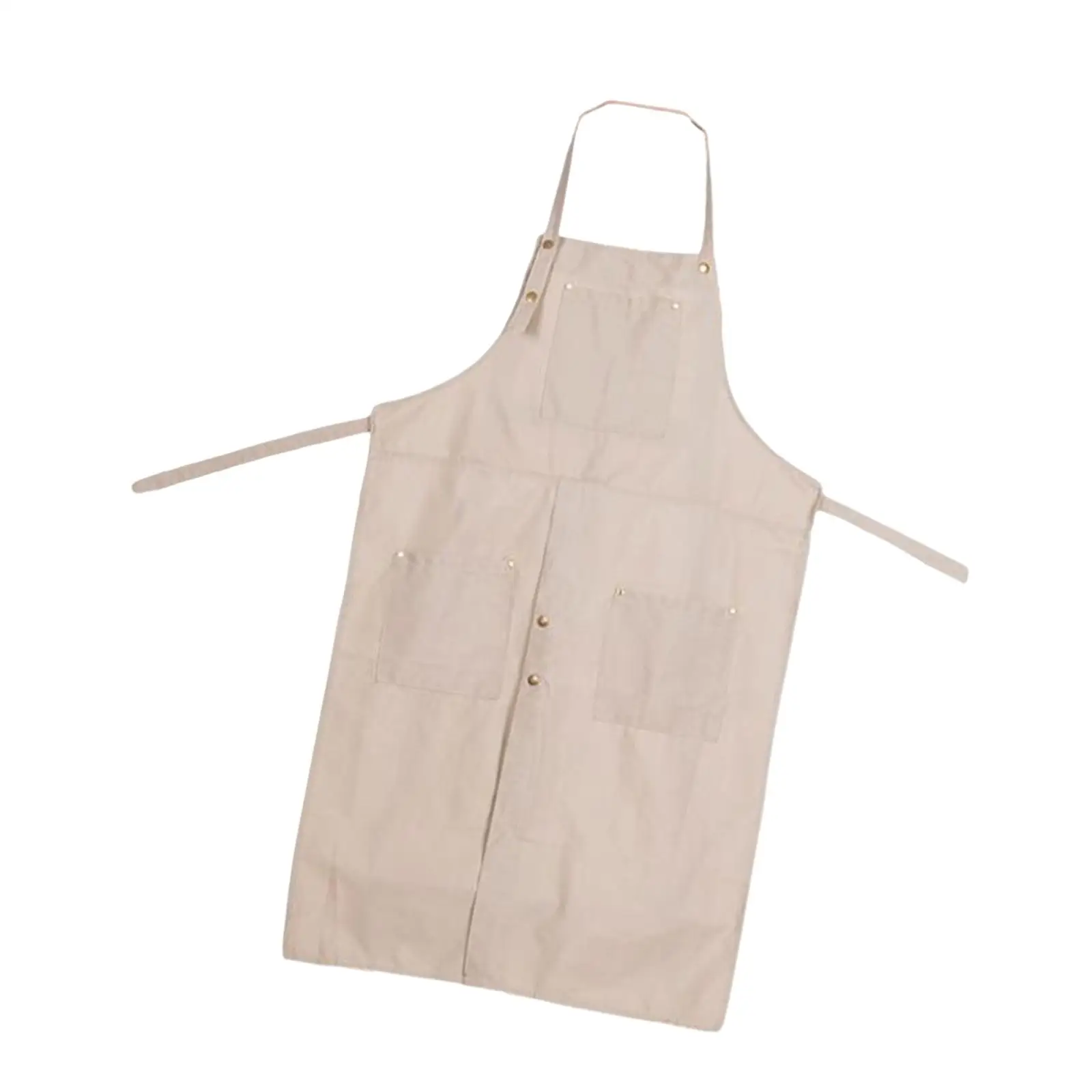 Ceramic Apron Work Apron Adjustable Strap Oilproof Split Leg Clay Apron