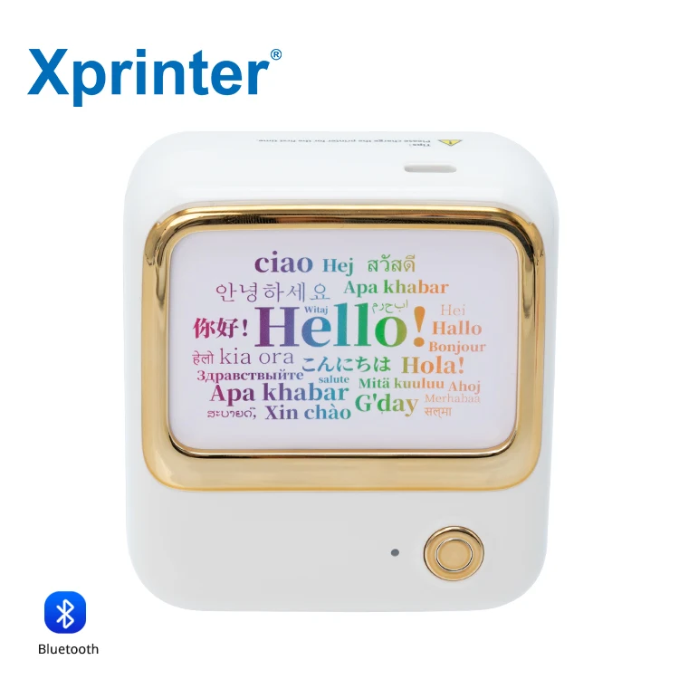 Xprinter XP-MP2 Mini Bluetooth Thermal Printer Portable Impresora De Thermal Sticker Printer Student Error Correction Printer