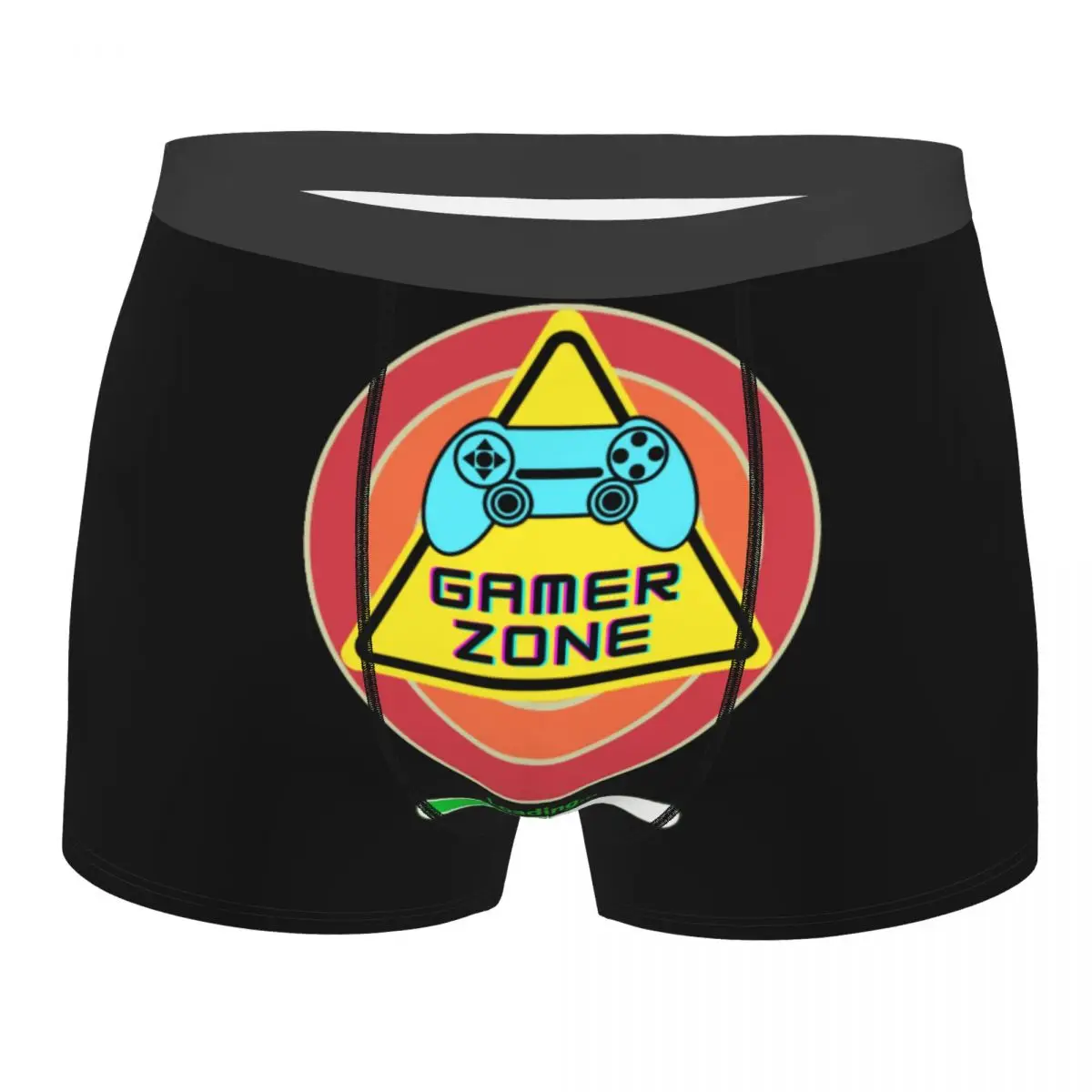 Custom Gamer Gaming Zone Loading Controller Underwear Men Video Game Lover Gift Boxer Briefs Shorts Panties Soft Underpants