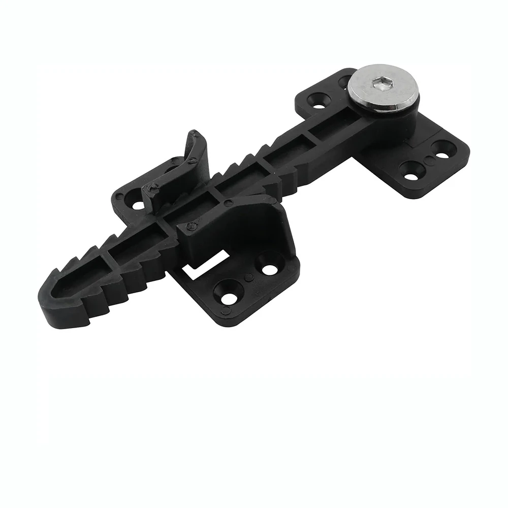 6pcs Sofa Interlocking Latch Furniture Couch Sofa Coated Plastic Invisible Connector Brackets Rotate 360 Degree, Black