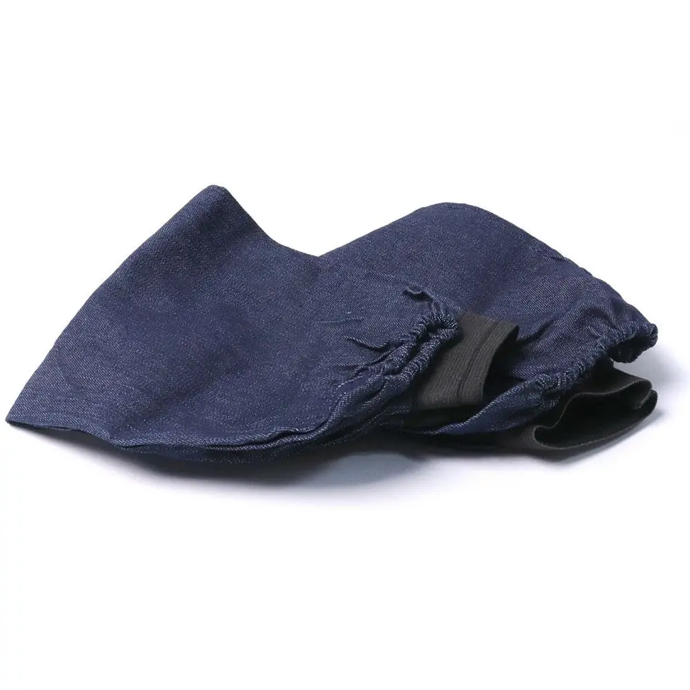 1 Pair Welder Lengthen Arm Protective Sleeves Denim Blue Welding Arm Sleeves Working Sleeves Cut Resistant Heat Protection