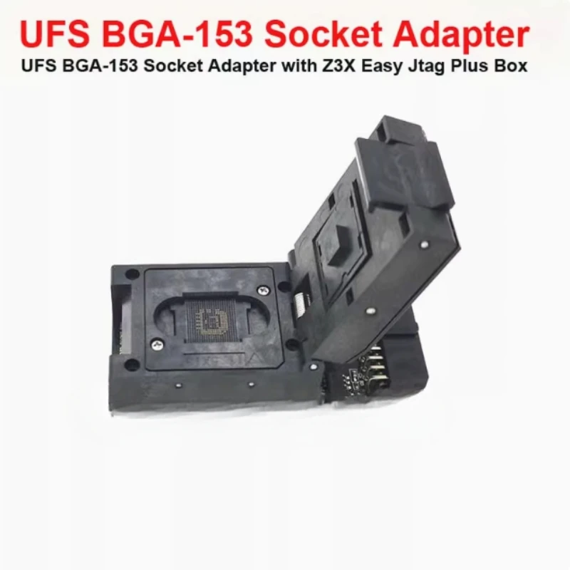 Original Z3X EASY JTAG PLUS BGA UFS 153 BGA95 Socket EMMC Adapter with EASY JTAG PLUS BOX