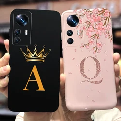 Cute Crown Letters Cover For Xiaomi 12T Pro Case 2022 Soft TPU Phone Case For Xiaomi12T Mi 12T Pro Back Cover 6.67'' Bags Bumper