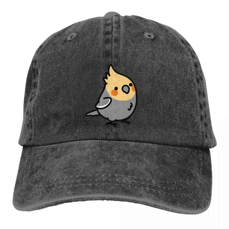 Chubby Cockatiel Baseball Caps Peaked Cap Sun Shade Hats for Men