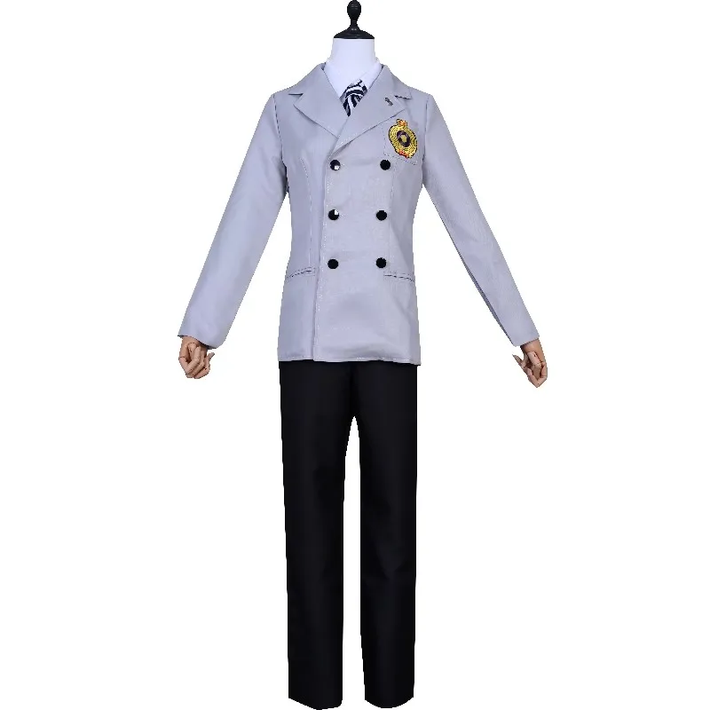 

2025 Goro Akechi School Uniform Suit Cosplay Costume Outfit Customize