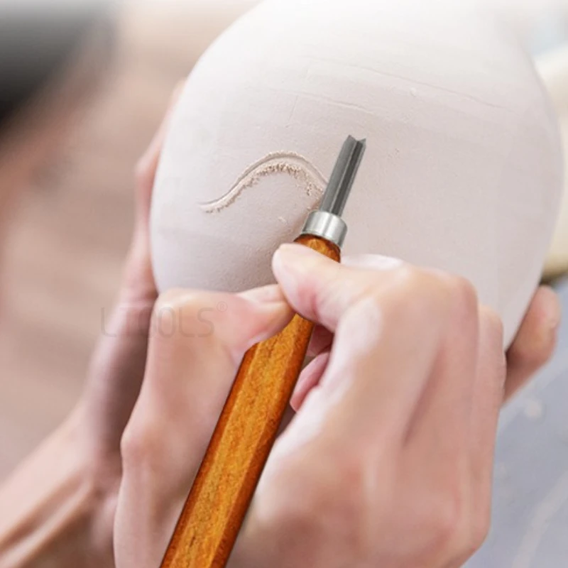 

Набор ножей для гравировки по дереву, острое лезвие из марганцевой стали, деревянная ручка ручной работы, нож для резьбы, бумажная скульптура, никелирующие инструменты