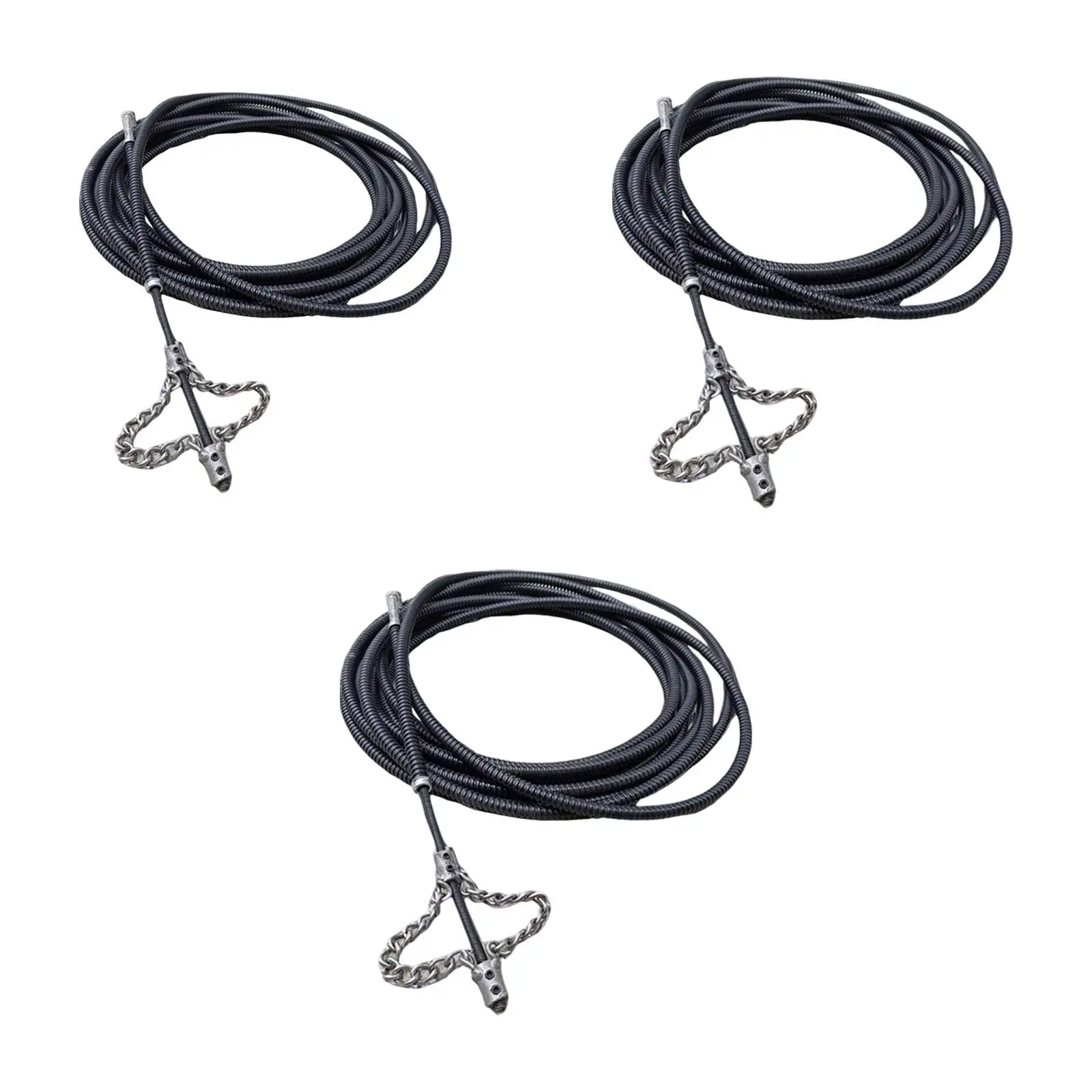 Drain Cleaning Equipment Heavy Duty Metal Flexible Snake Clog Remover for Bathroom and Kitchen