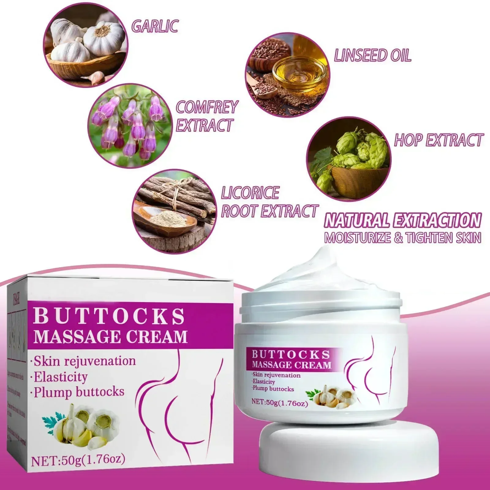 ขายร้อนก้นครีมขยาย Butt Lift Up Firming Essential Oil Big Ass เพิ่ม Hip Growth กระชับ Shaping เซ็กซี่ Body Care