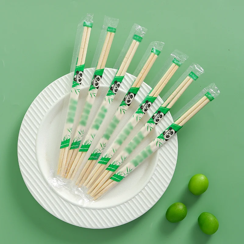 Bamboo Chopsticks 100 Individually Packaged Pairs for Restaurants and Home Use Enjoy Convenient Sanitary Tableware.