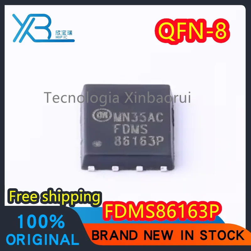 

(5/50pieces) FDMS86163P 86163P QFN-8 P-channel MOS tube field effect tube IC 100% brand new original Free shipping