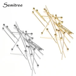 Semitree 50 Con Thép Không Gỉ 0.6Mm Màu Vàng Đầu Chân Tự Làm Bông Tai Phát Hiện Cho Handmade Thủ Công Trang Sức Làm 20/30Mm