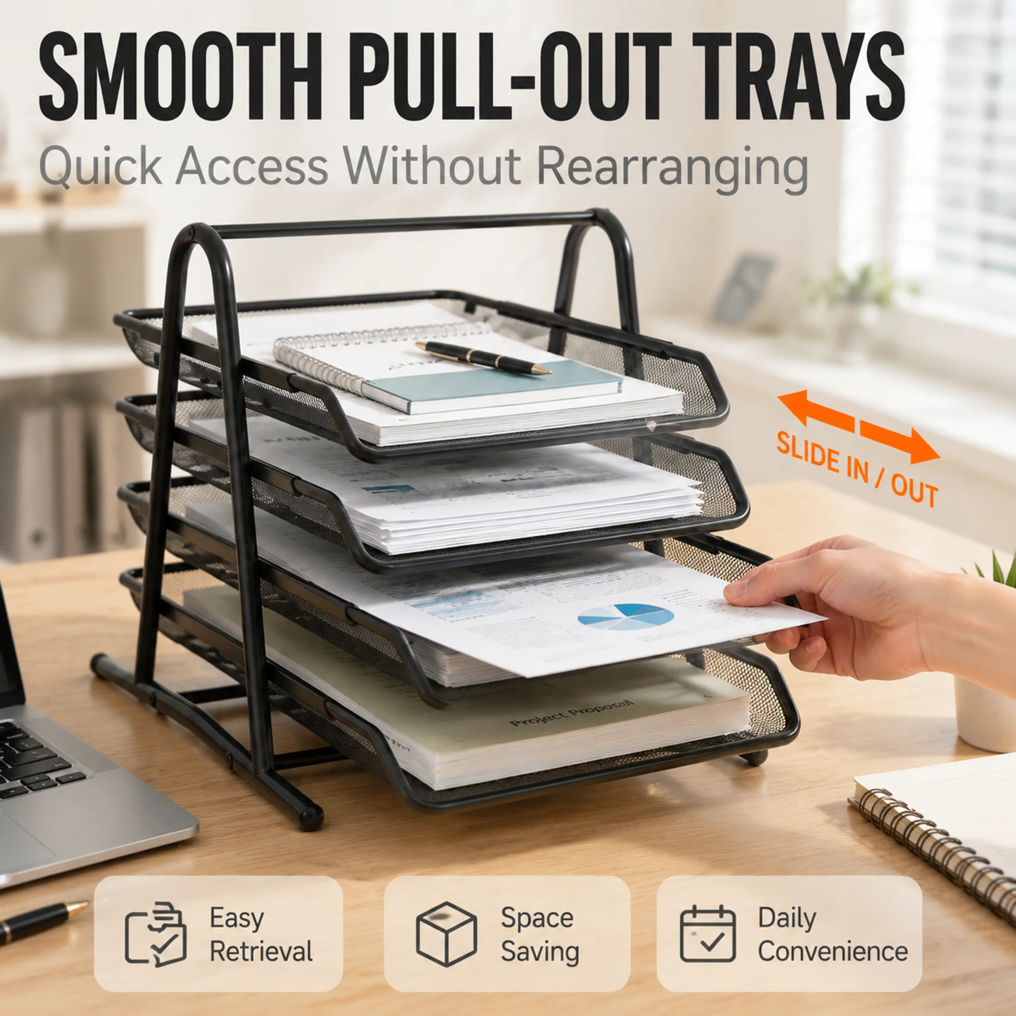 Organiseur de fichiers en mail - Desktop Filing Tray avis et prix