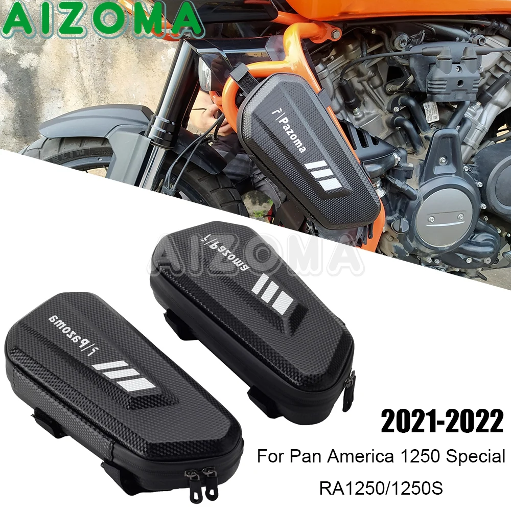 

Pannier For Harley Pan America RA 1250 Special RA1250S RA1250 21-22 Modified Crash Bar Waterproof Hard Shell Side Bag Tool Case