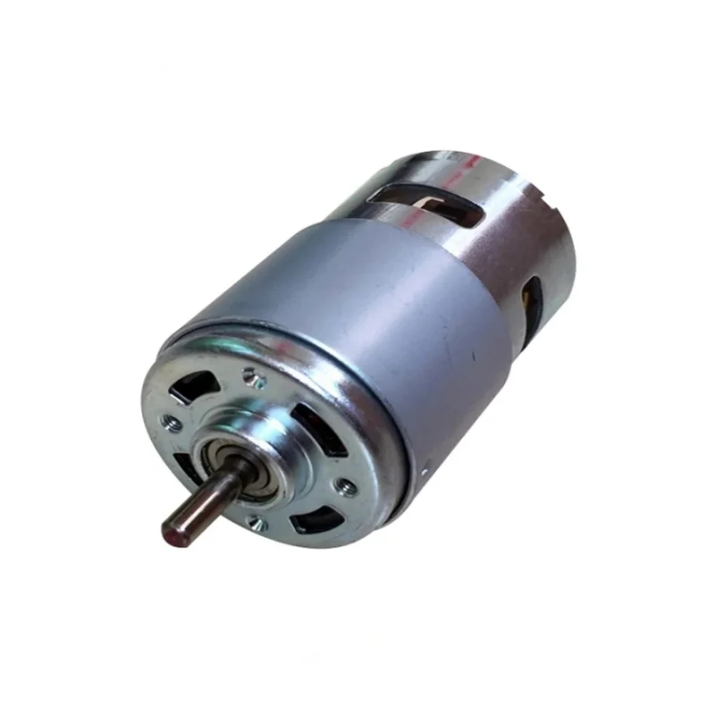 795 DC Motor Large Torque High Power DC12V-24V Universal Motor Double Ball Bearing Mute High Speed Round Axis