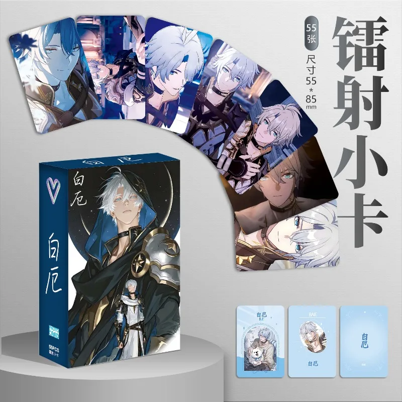 Zenless Zone Zero Hoshimi Miyabi Decor Laser Lomo Card Photocard HD Double-sided Album Photo Card For Fans Collection Postcard