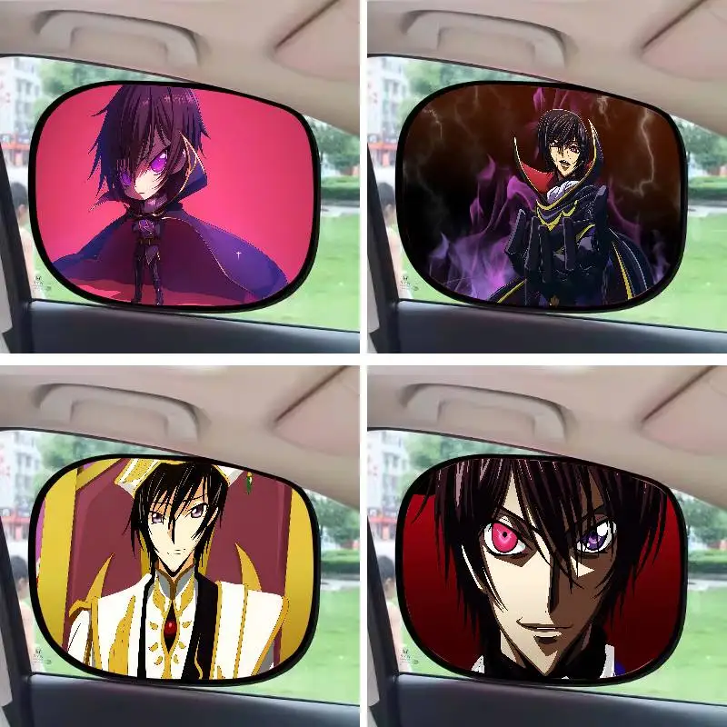 

L-Lelouch L-Lamperouge Car Window Shading Sun Protection Heat Insulation Sunshade Adsorption ASunshade Side Shield