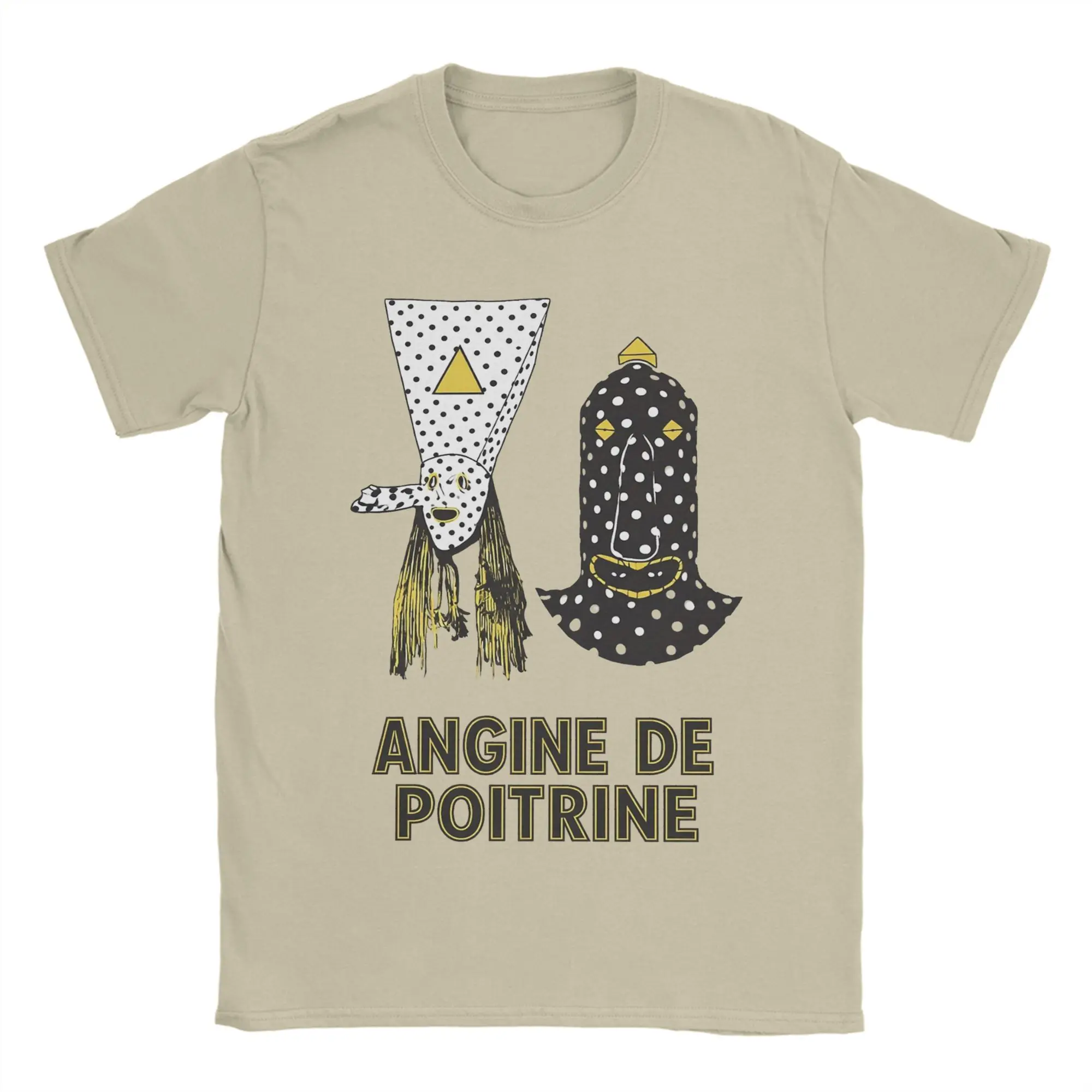 Men Women's Angine De Poitrine Canadian Rock Duo T Shirt  100% Cotton Tops Amazing Short Sleeve Crewneck Tees Plus Size T-Shirt