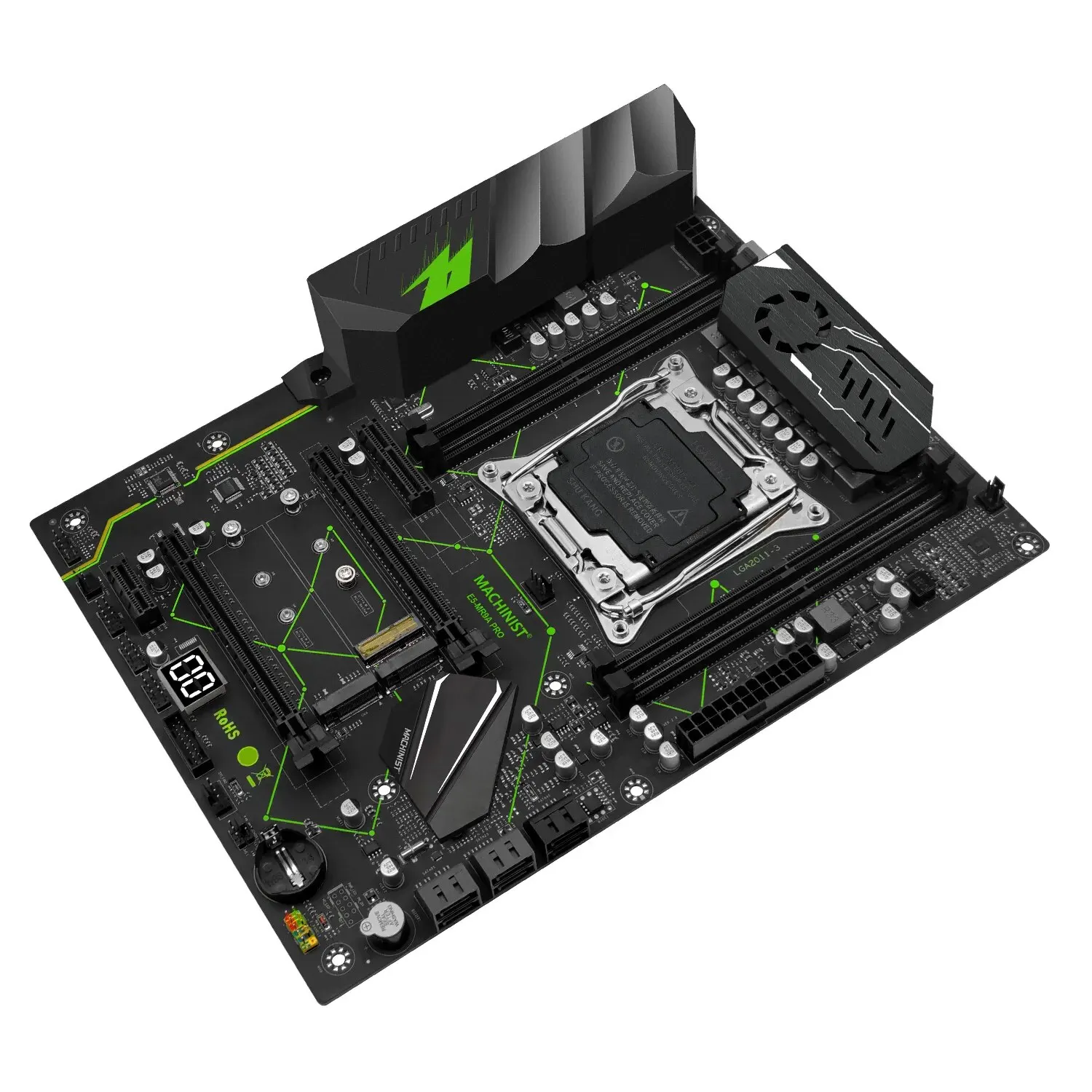 Machiniste-Prise en charge de la carte mère E5 MR9A PRO ATX X99, LGA 2011-3, Xeon E5 V3 V4, processeur CPU, RAM DDR4, mémoire à quatre canaux, NVcloser M.2